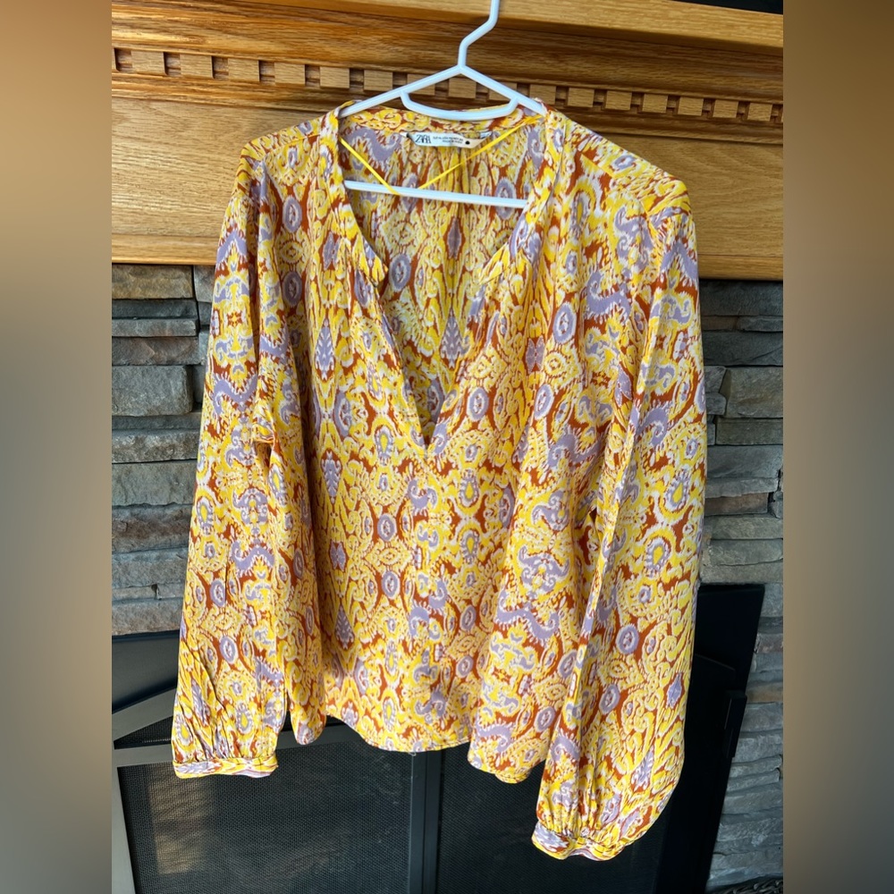 Zara Boho Blouse XL